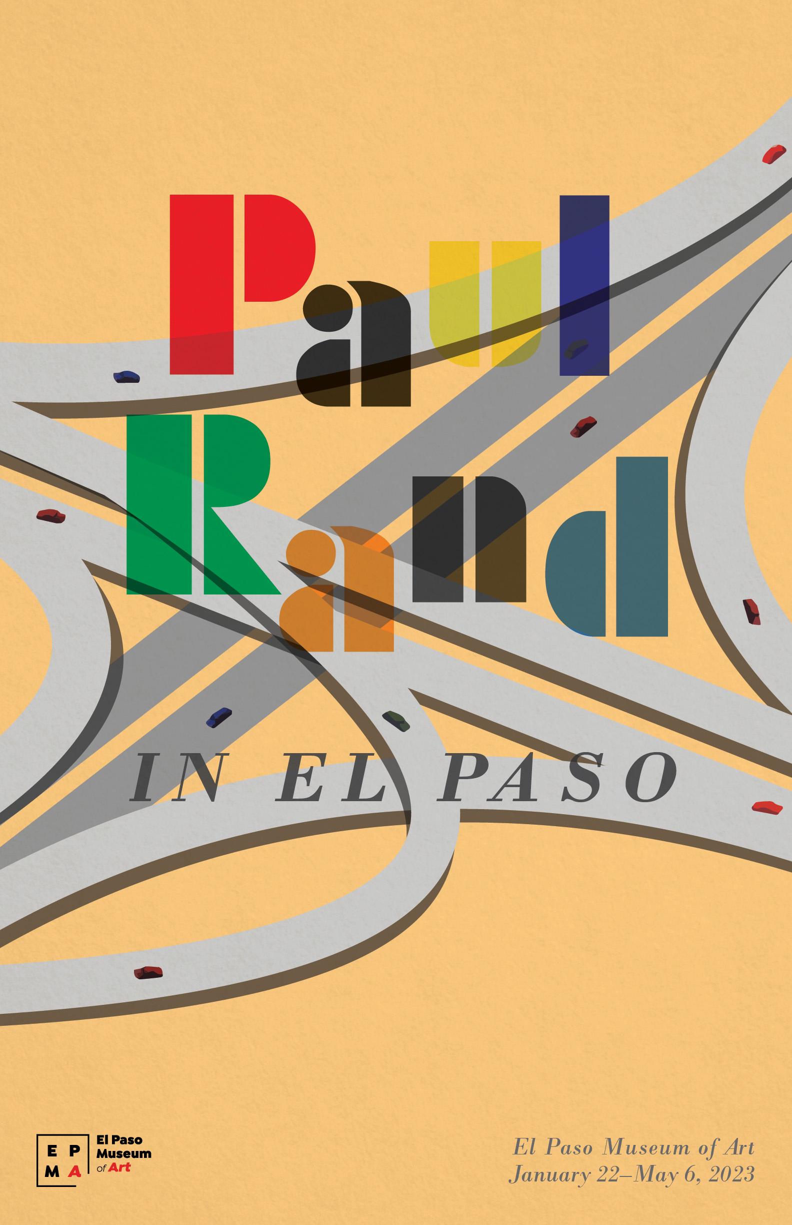 Proof of concept poster for the Paul Rand in El Paso EPMOA event.